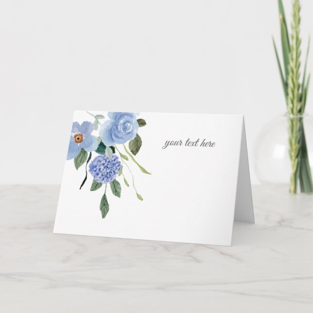 Tarjeta De Agradecimiento Crea tu propio diseño personalizado (Anverso)