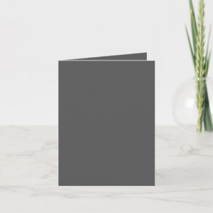 Tarjeta De Agradecimiento Crea tu propio diseño personalizado gris oscuro