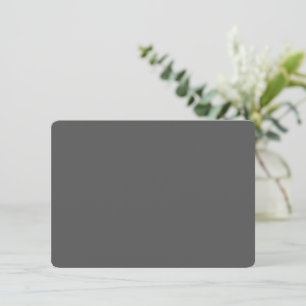 Tarjeta De Agradecimiento Crea tu propio diseño personalizado gris oscuro