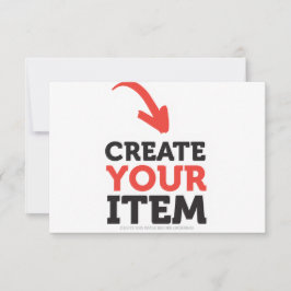 Tarjeta De Agradecimiento CREA-TU-PROPIO DIY Personalizado carga tu diseño