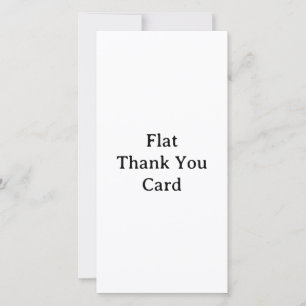 Tarjeta De Agradecimiento Crea tu propio plano estándar de 8" x 4"