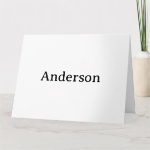 Tarjeta De Agradecimiento Crea tu propio plegado de 8.5" x 11"