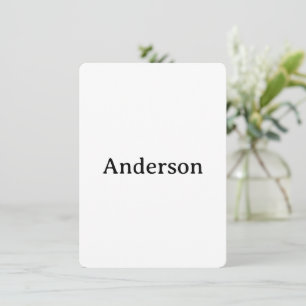 Tarjeta De Agradecimiento Crea tu propio redondeado de 4,5" x 6,25"