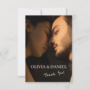Tarjeta De Agradecimiento Crea tu propio regalo de foto de pareja