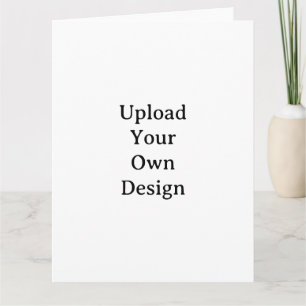Tarjeta De Agradecimiento Crea tu propio simple personalizado grande 8.5" x 