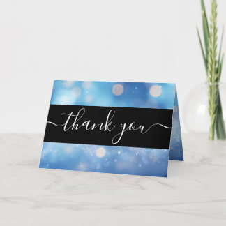 Tarjeta De Agradecimiento Crea tus Propias Hojas de Nieve con Efecto Bokeh A
