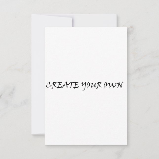 Tarjeta De Agradecimiento Crea tus propios (Anverso)