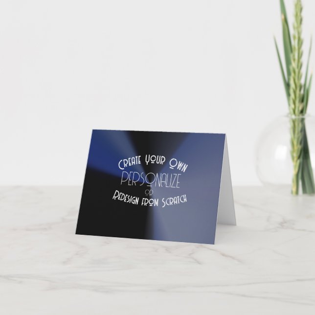 Tarjeta De Agradecimiento Crea tus Propios Personalizados (Anverso)