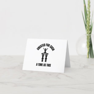 Tarjeta De Agradecimiento Creado para un tiempo como este animador