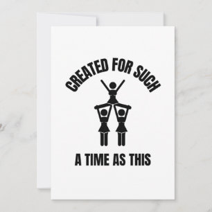 Tarjeta De Agradecimiento Creado para un tiempo como este animador