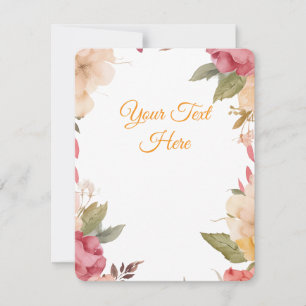 Tarjeta De Agradecimiento Crear tu propia personalización