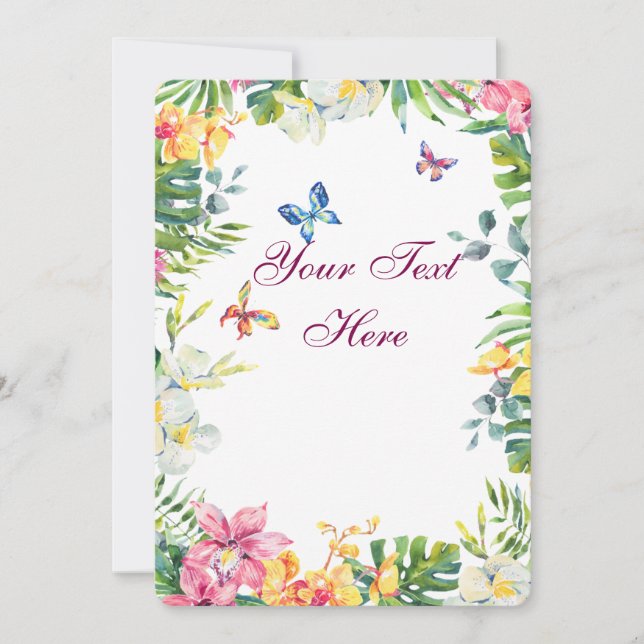 Tarjeta De Agradecimiento Crear tu propia personalización (Anverso)