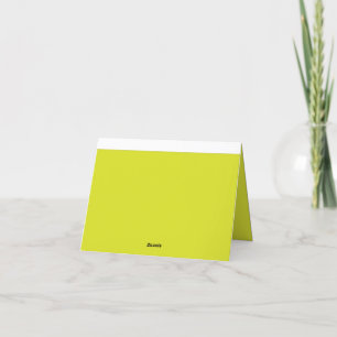 Tarjeta De Agradecimiento Crear un llamativo fondo amarillo de apelación vis