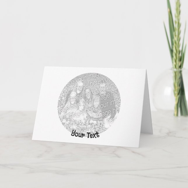 Tarjeta De Agradecimiento Create Your Own  (Anverso)