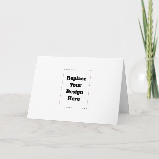 Tarjeta De Agradecimiento Create Your Own white  (Anverso)