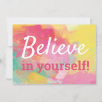 Cree en usted mismo cita inspiradora de positivida