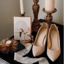 Tarjeta De Agradecimiento Crème y Rosa | Boda Romántico de Primavera Floral