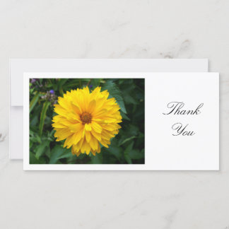 Tarjeta De Agradecimiento Crisantemo Amarillo - Gracias