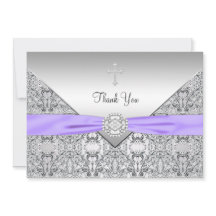 Tarjeta de agradecimiento cristiana elegante de cr