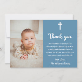 Tarjeta De Agradecimiento Cristianismo religioso Bautizo comunión bautismo