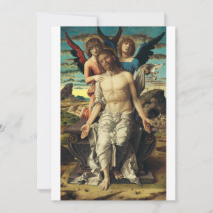 Tarjeta De Agradecimiento Cristo como el Redentor por Andrea Mantegna