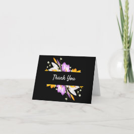 Tarjeta De Agradecimiento Crocus Gracias Card