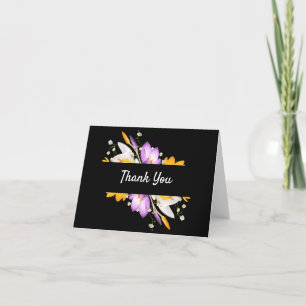 Tarjeta De Agradecimiento Crocus Gracias Card