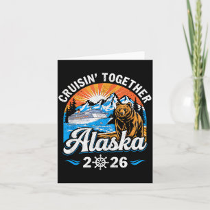 Tarjeta De Agradecimiento Cruisin Together Alaska 2026 Familia Amiga Alaska