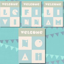 Cuatro 4 letras bebé nombre nuevos padres felicita