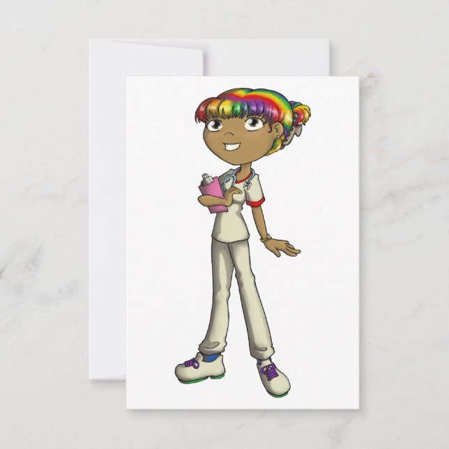 Tarjeta De Agradecimiento Cuidado (Anverso)