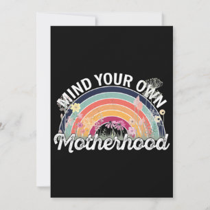 Tarjeta De Agradecimiento Cuidado con tu propia maternidad, regalos del día 