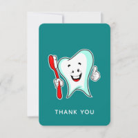 Cuidado dental Feliz Diente con cepillo de dientes