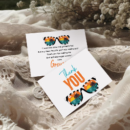 Tarjeta De Agradecimiento Cumpleaños 2 de Two Cool Boy