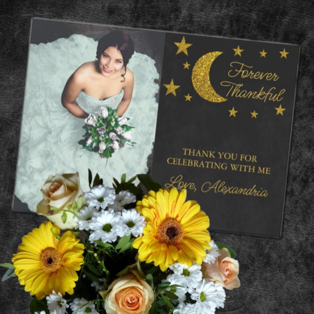 Tarjeta De Agradecimiento Cumpleaños bajo las estrellas (Subido por el creador)