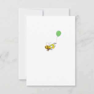 Tarjeta De Agradecimiento Cumpleaños de abeja Bumble personalizado