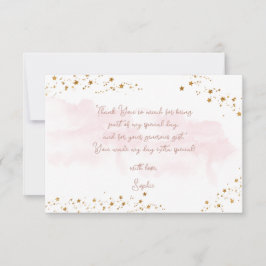 Tarjeta De Agradecimiento Cumpleaños de bailarina para bailar y girar