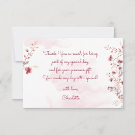 Tarjeta De Agradecimiento Cumpleaños de bailarinas y bailarinas giratorias