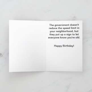 Tarjeta De Agradecimiento Cumpleaños de la persona mayor