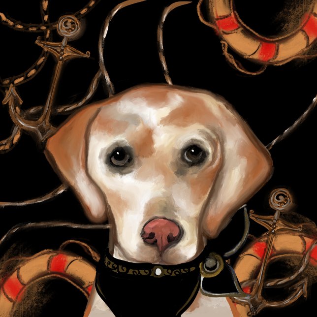 Tarjeta De Agradecimiento Cumpleaños de Labrador Retriever  (Subido por el creador)