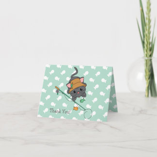 Tarjeta De Agradecimiento Cumpleaños de Little Kitty - Personalizado