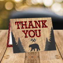 Cumpleaños de Lumberjack Red Black Buffalo