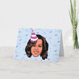 TARJETA DE AGRADECIMIENTO CUMPLEAÑOS DE MICHELLE OBAMA