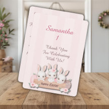 Cumpleaños de Pascua Gracias por tu primer año - C