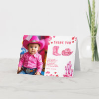 Cumpleaños de pequeña vaquera Gracias