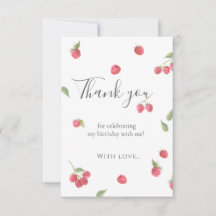 Cumpleaños de Raspberry Sweet Berry