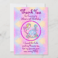 Cumpleaños de Sirena 4 años Editar Texto Personali