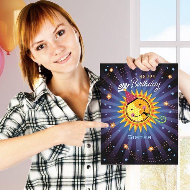 Tarjeta De Agradecimiento Cumpleaños de Sister Cute (Subido por el creador)