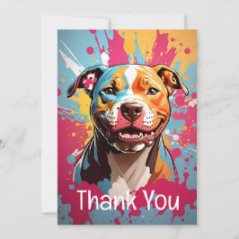 Tarjeta De Agradecimiento Cumpleaños de Staffordshire