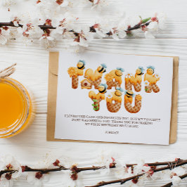 Tarjeta De Agradecimiento Cumpleaños de Sweet Bee