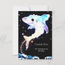 Cumpleaños de Tiburón Azul de Aguas Profundas Simp